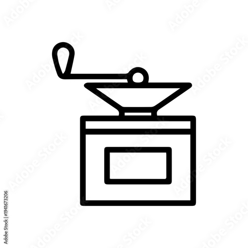 Manual Coffee Mill Icon