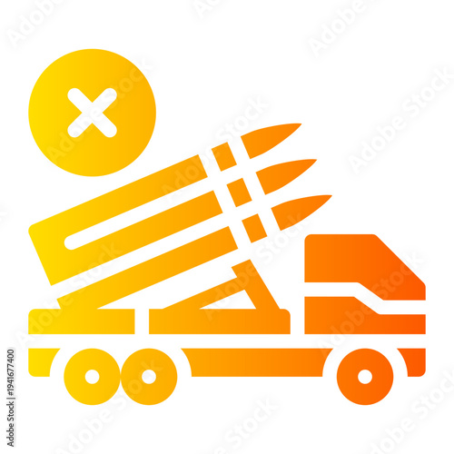 delete gradient icon