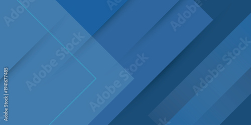 Modern technology abstract background with overlapping glowing geometric layers. Minimalist design with square shapes and elegant shadow stroke effects. Vector illustration EPS. 2