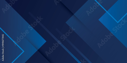 Modern technology abstract background with overlapping glowing geometric layers. Minimalist design with square shapes and elegant shadow stroke effects. Vector illustration EPS. 3