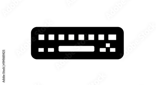 A remote control device illustration featuring buttons, sliders, technology, interface, design elements in a sleek black and white visual representation Whisk c131c818dc6deccbc7d4b458d1e4efcfdr eps