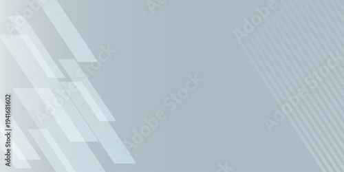 Abstract gray gradient background with elegant striped design and dynamic overlapping geometric shapes. Minimalist design for busines, poster, template, partie, seminar, and card. EPS. 2