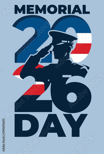 Memorial Day 2026 Patriotic Poster Honoring American Heroes