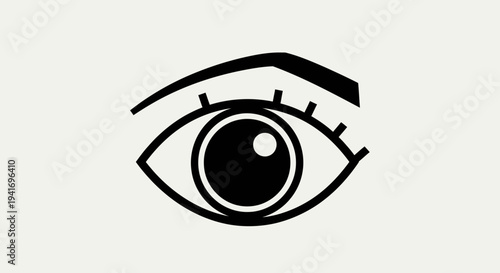 Human Eye Vision Concept Vector Icon