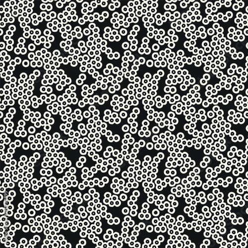 Vector seamless pattern. Modern stylish texture. Smooth natural elements. Repeating abstract tileable background. Scattered organic shapes. Versatile simplistic surface design.