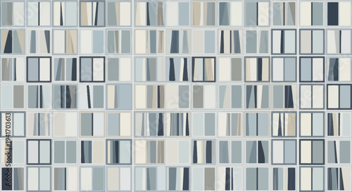 Mosaic Tiles Pattern with Various Colors.