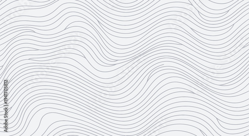 White Wavy Lines Pattern Design Element.