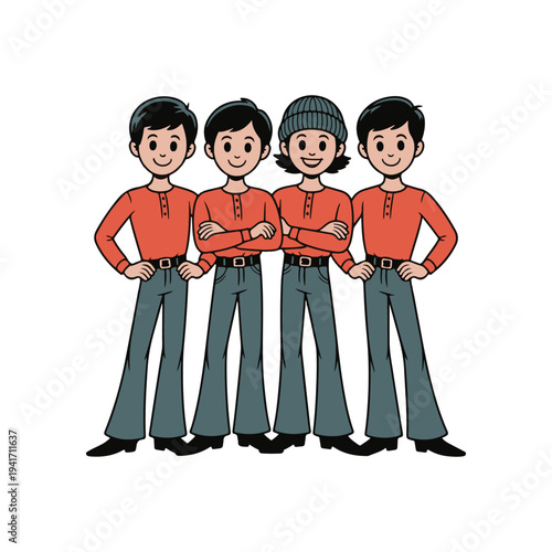 Retro Mod Pop Band
