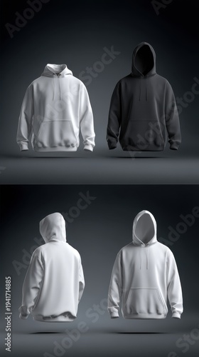 Obraz na płótnie Two Hoodies on Display