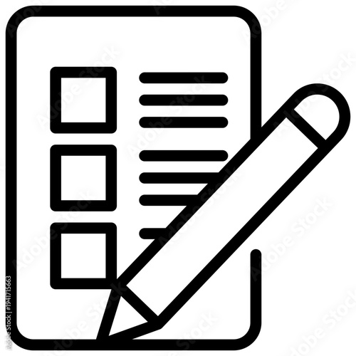 list todo check signature sign simple line icon