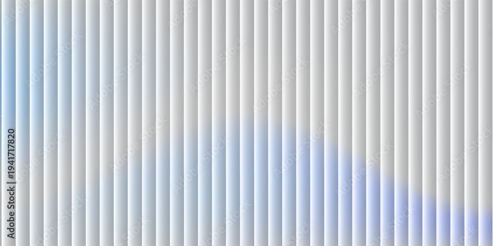 Obraz premium shiny glass texture background with soft blue gradient, vertical ripple lines and frosted translucent effect. soft elegant