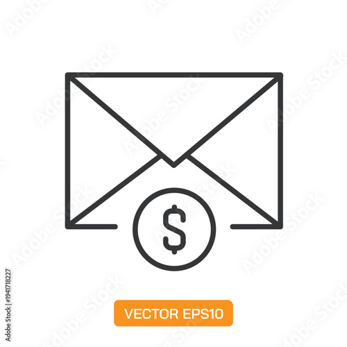 E-mail line icons- Mini collection and editable stroke series icon