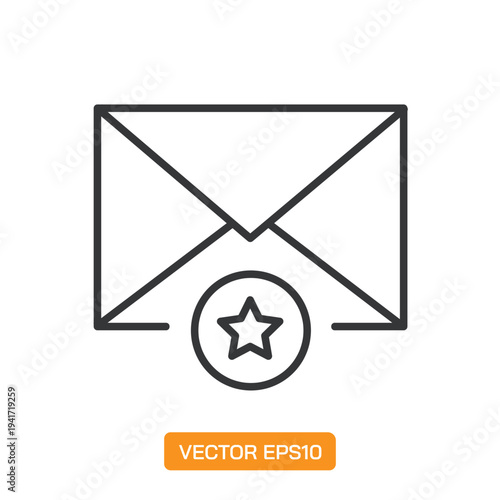 E-mail line icons- Mini collection and editable stroke series icon