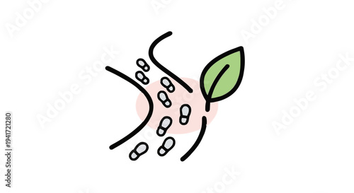 Abstract illustration representing the natural purification process, environmental freshness, or the clean flow of air, symbolizing eco-friendly solutions and a sustainable lifestyle