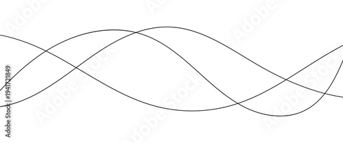 Abstract black blend wave lines and technology background. abstract shapes line art pattern background. vector illustration.