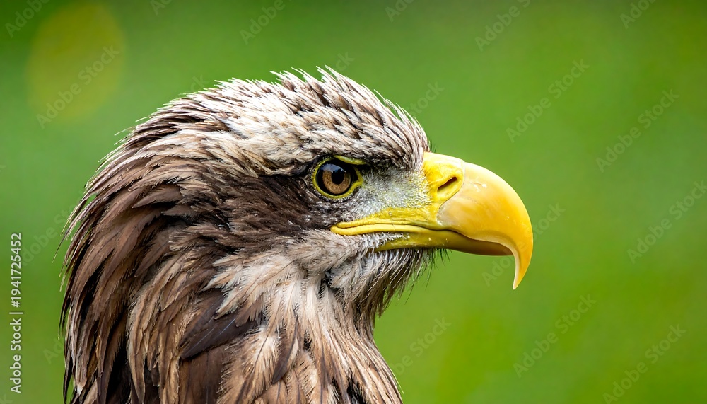 Fototapeta premium Majestic Eagles Intense Gaze - A Portrait of Power and Focus.