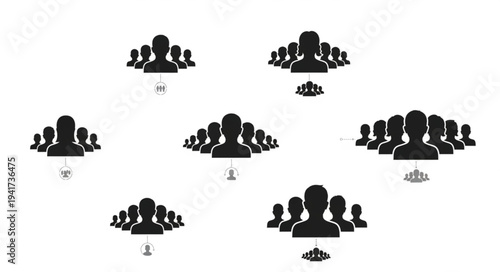 Diverse Groups of People Representing Teams and Organizations.