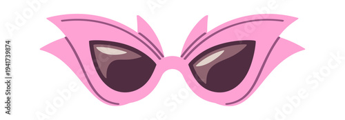 Girlish party sunglasses fashion style