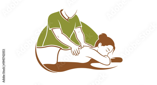 Therapeutic Back Massage for Relaxation and Wellness.