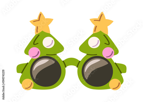 Christmas tree sunglasses party accessories