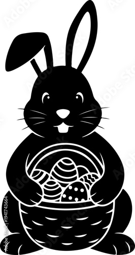 Easter Bunny Vector Art