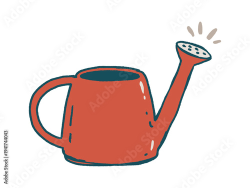 Watering can for gardening element