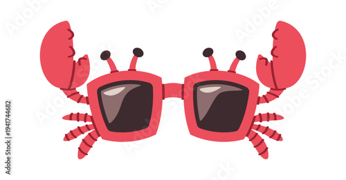 Party sunglasses cute crab design