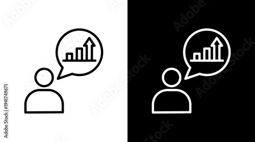Expectation White Icon Set Design 