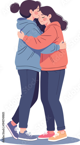 due persone che si abbracciano uomo donna amici amanti parenti fidanzati marito e moglie vettoriale 