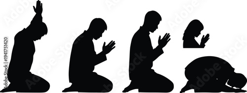 Black silhouettes set of human life cycle stages for women from baby in stroller and crawling infant to playing child teenager adult and couple