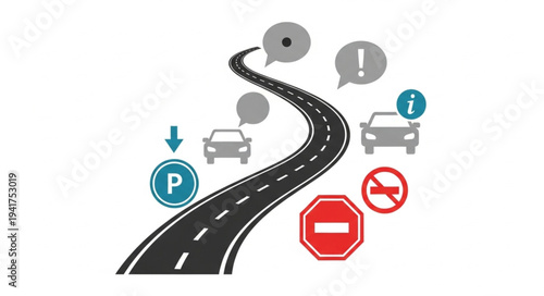 Road Safety Awareness - Navigating Traffic Signs and Potential Hazards.