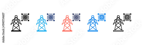 Smart Grid icon sheet multiple style collection