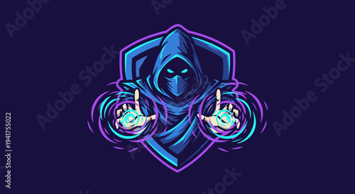 Grim Reaper Character Illustration Design Concept.