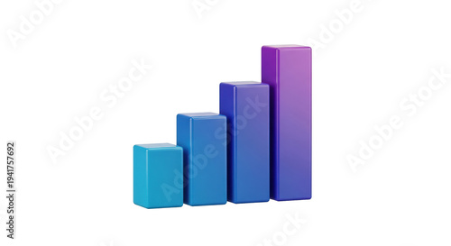A rising bar graph illustrating growth and progress Free Download A rising bar graph illustrating growth and progress - GFXLoad