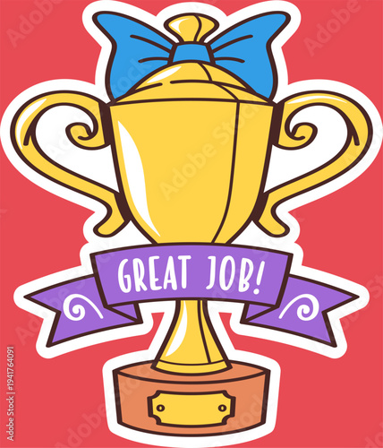 Great job reward golden cup