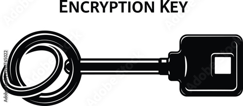 Modern encryption key for secure data protection and privacy