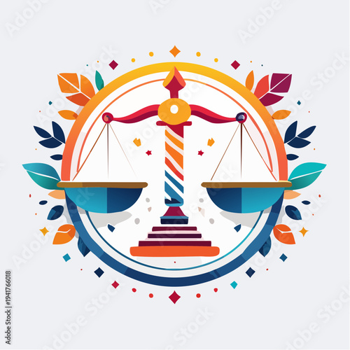 The Emblem of Justice, Symbolizing Balance and Fairness in the Legal System