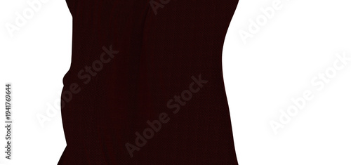 Close up of maroon fabric w...