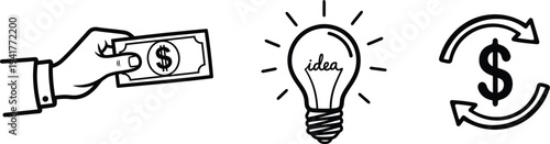 Financial investment and innovation concept