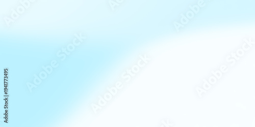 Soft ethereal blend of light blue fading into white, gentle gradient effect. Abstract background offers clean subtle visual