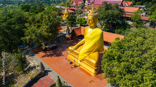 Wat Phra That Pu Jae is an ancient Buddhist temple located on a mountain in Rong Kwang District, Phrae Province, Thailand. This historic national archaeological site houses a sacred relic 