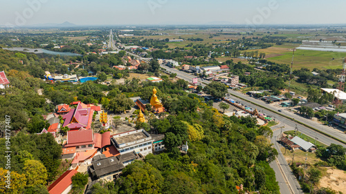 Obraz na płótnie Wat Phra That Pu Jae is a significant historic temple in northern Thailand