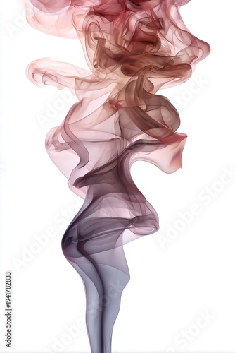 Translucent swirls of smoke in various shades create an ethereal effect, suitable for artistic design projects, backgrounds, or promoting relaxation themes,