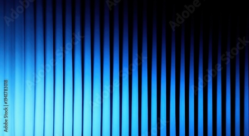 blue vertical gradient background, linear pattern, black and blue color scheme, minimalist style, simple lines, symmetrical composition, high contrast, blurred effect