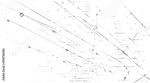 Gray abstract grunge texture with diagonal lines and scattered dots background scratch