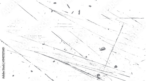 Gray scratches and dots on white background texture grunge distressed abstract