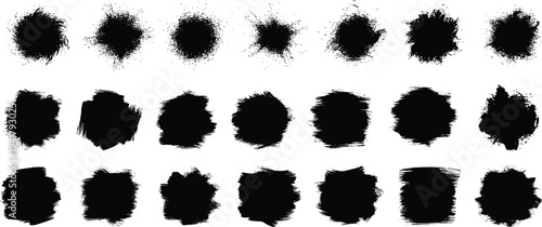 Brush stroke patterns and textures