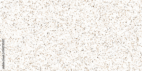 Terrazzo flooring texture polished stone and grain noise pattern old surface marble for background. brown and white paper and marble texture. quartz surface for bathroom or kitchen countertop.