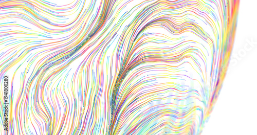 Dynamic abstract artwork sh...