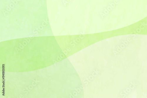 緑 水彩 抽象 背景 柔らかい 曲線 パステル デザイン